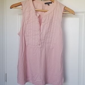 Sleeveless GAP cotton/knit top dusty pink